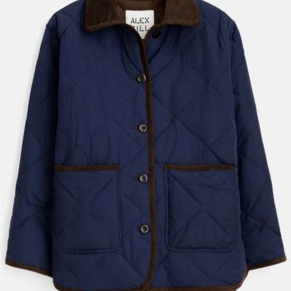 Alex Mill Jackets & Blazers - Alex Mill Women’s Barn Jacket. Navy Blue and Brown Quilted Utility Jacket.